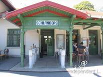 Bahnhof Schlanders: Warteraum und Fahrkartenschalter