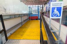 Stadio del ghiaccio Vipiteno - Tribuna per persone in sedia a rotelle