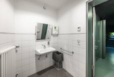 Nationalparkhaus aquaprad - Toilette im Untergeschoss