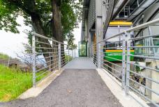 Rampa d'accesso all'entrata accessibile