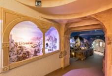 Museo dei presepi Maranatha -  Sala espositiva dei presepi nel seminterrato