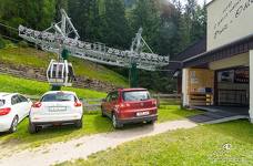 Cabinovia Col Raiser - Percorso dal parcheggio principale
