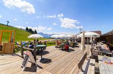 Kabinenbahn Plose - Terrasse Restaurant bei der Bergstation