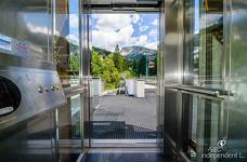 Seilbahn St. Ulrich - Furnes - Seceda: Externer Aufzug