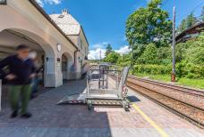 Bahnhof Klobenstein - Hebebühne